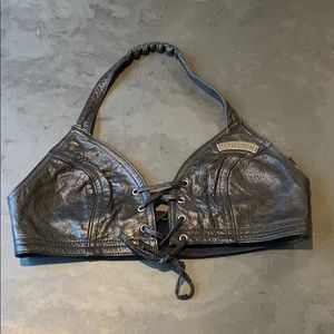 Harley Davidson Leather Top